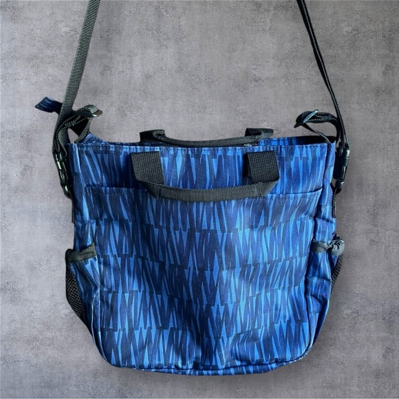 SKIP HOP - DUO SIGNATURE DIAPER BAG BLUE GRAFFITI - NWOT - Picture 3 of 13